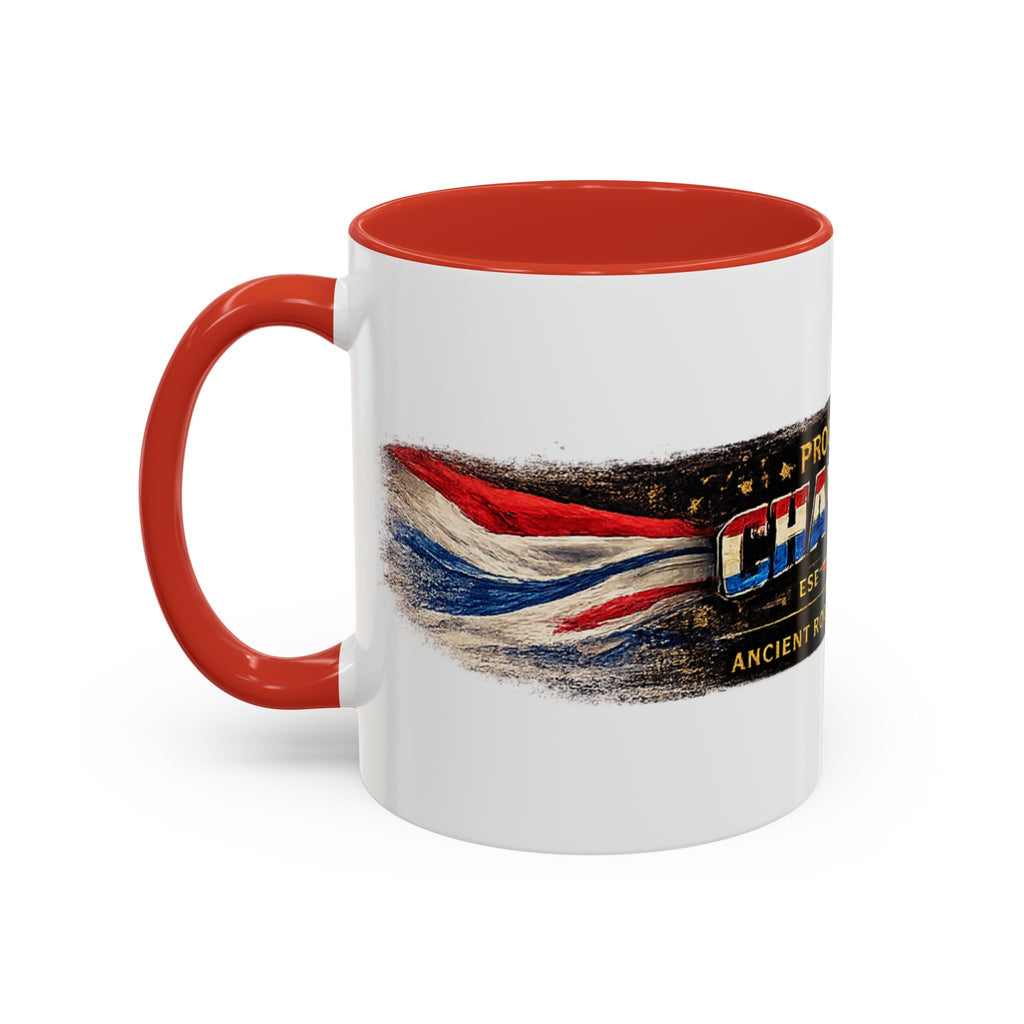 Proud to Be Chaycean Accent Coffee Mug — Island Roots Flag Design (11oz)