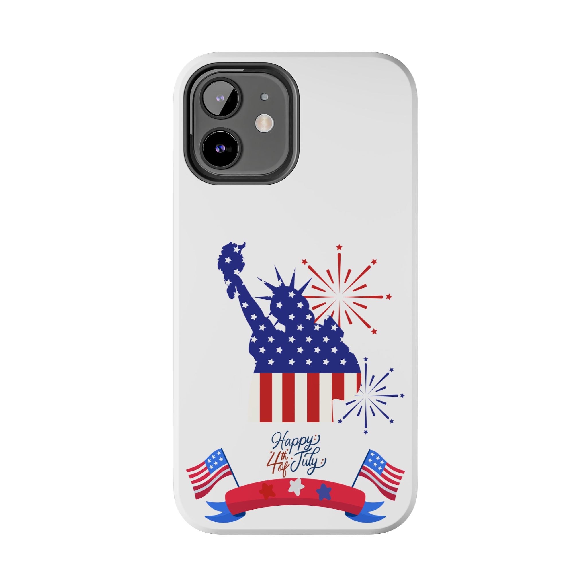 4th of July Tough Phone Case — Statue of Liberty USA Flag Design