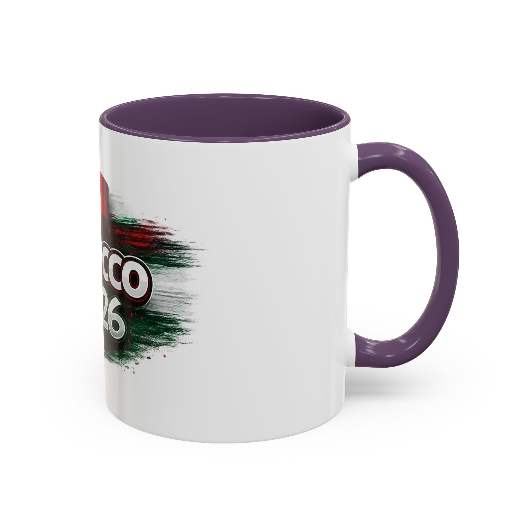 Morocco 2026 Soccer Accent Coffee Mug — Cup Fan Gift