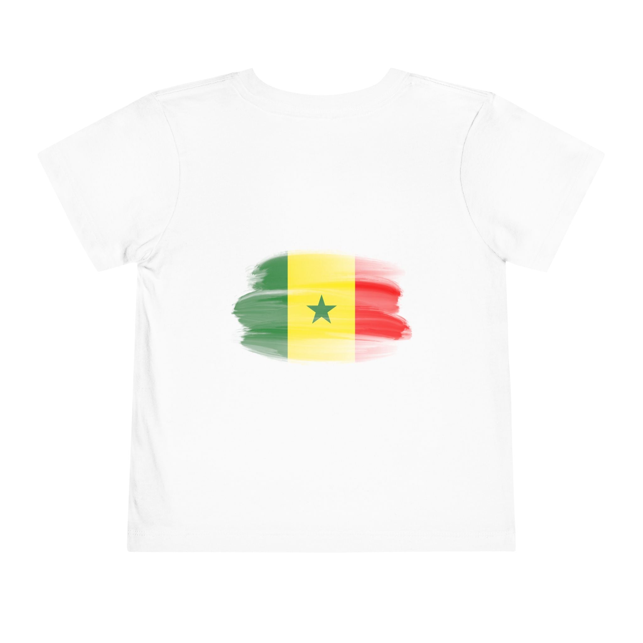 Senegal Toddler Tee — Senegal Flag & Coat of Arms Kids Shirt
