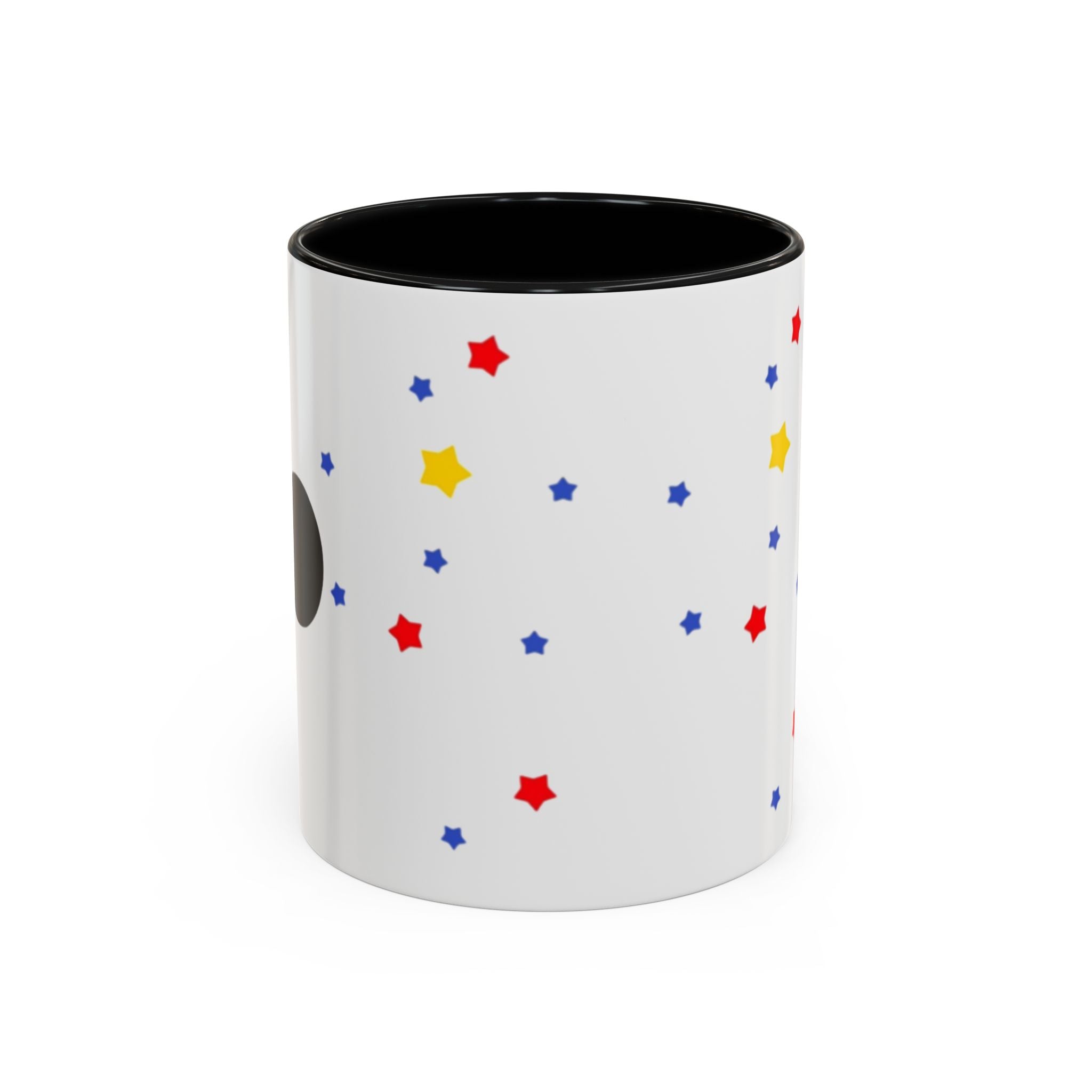 Mickey Mouse Accent Coffee Mug – Stars Pattern (11 oz)