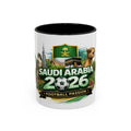Saudi Arabia 2026 Football Passion Accent Coffee Mug – Cup Soccer Fan Gift