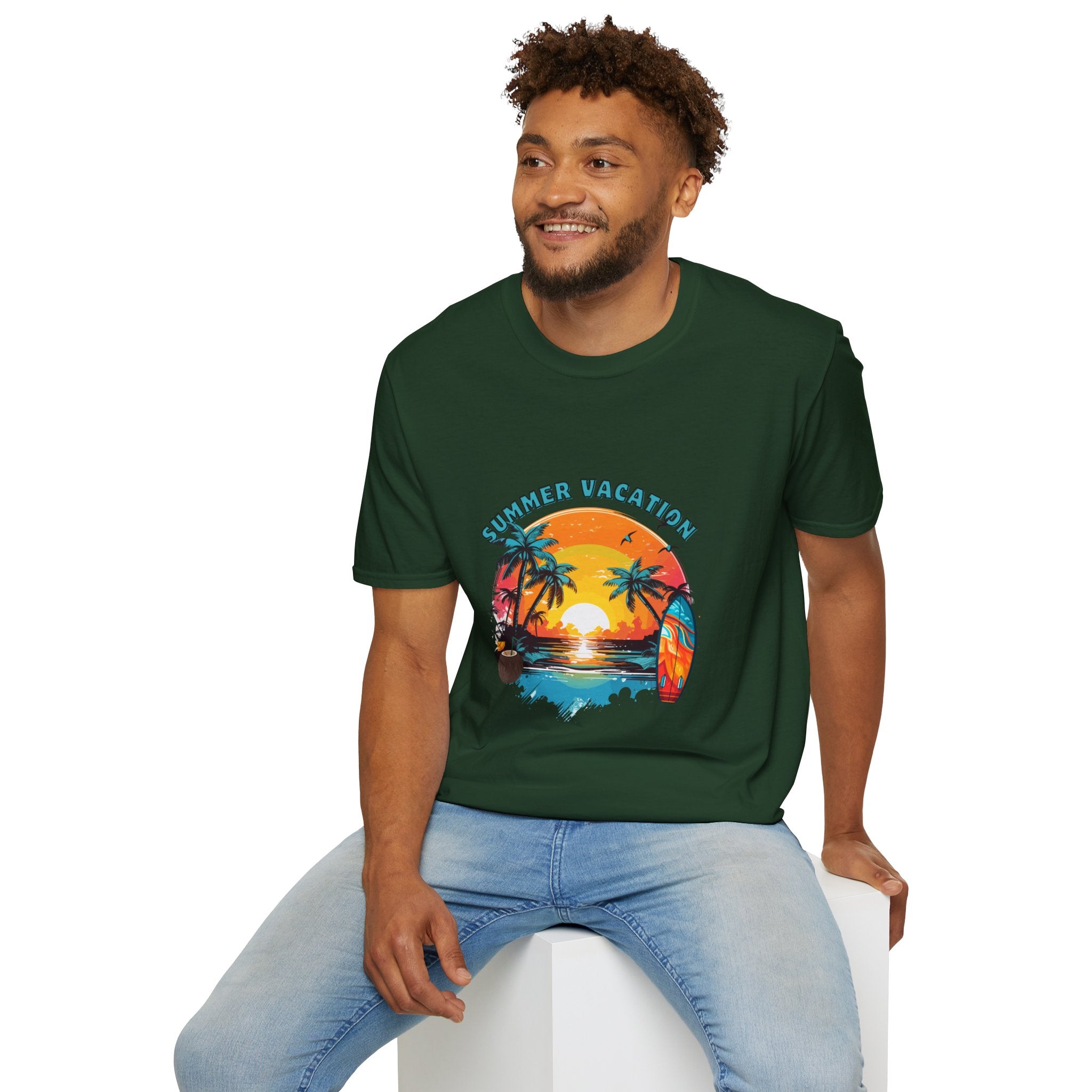 Summer Vacation Graphic T-Shirt