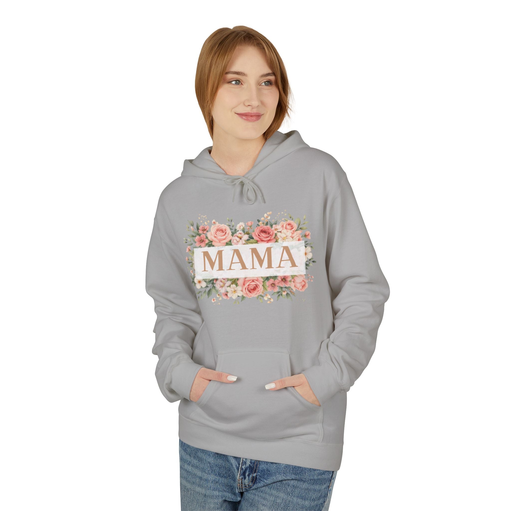 Mama Floral Hoodie — Cozy Mother's Day Sweatshirt