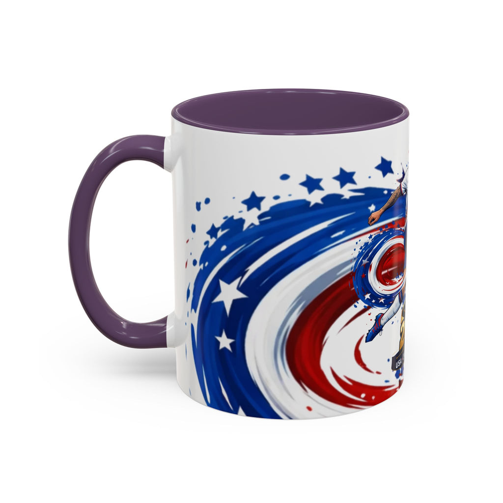 2026 CONCACAF Soccer Champion Accent Mug — USA Canada Mexico  Cup Qualifier Design