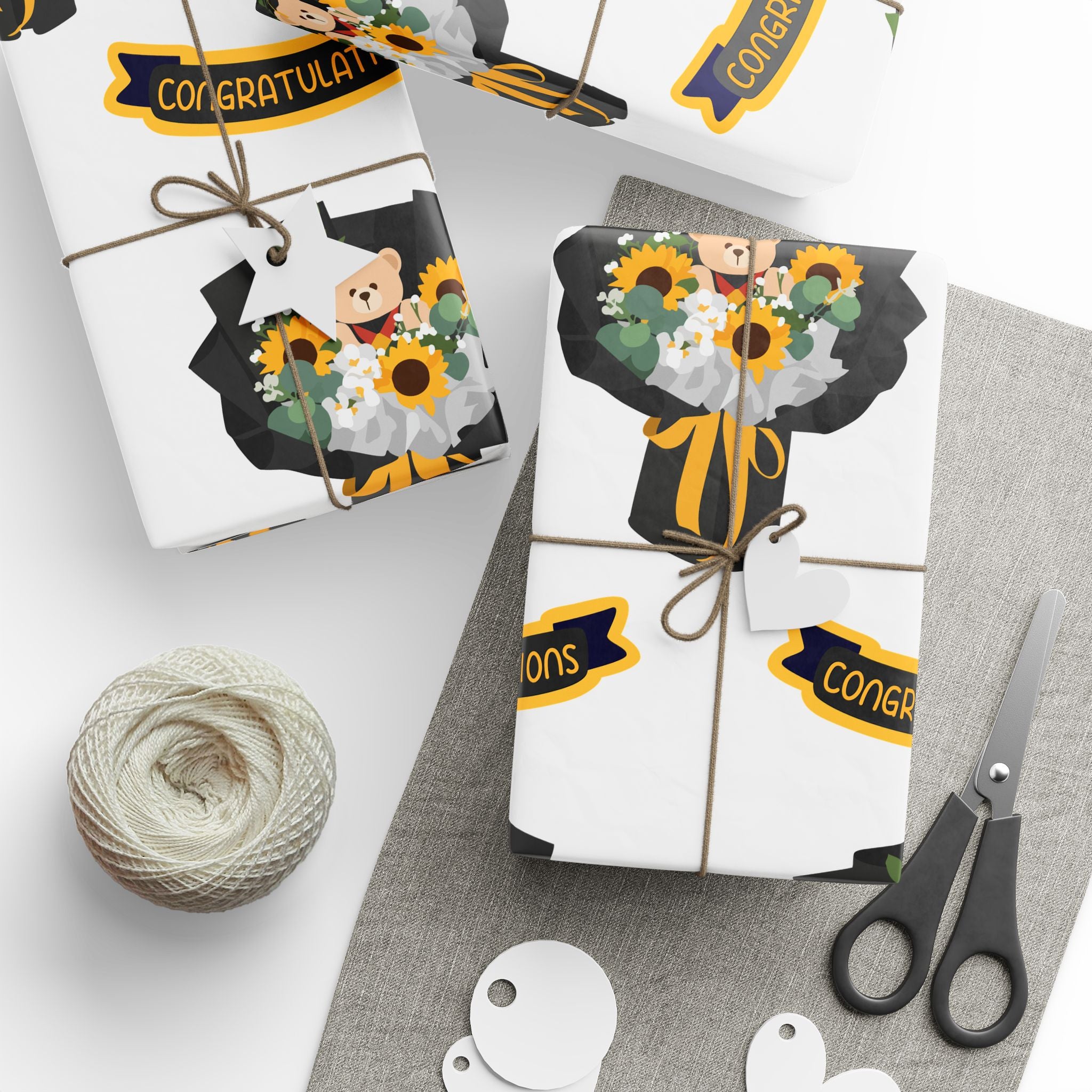 Bouquet Wrapping Paper — Sympathy Floral Memorial Gift Wrap