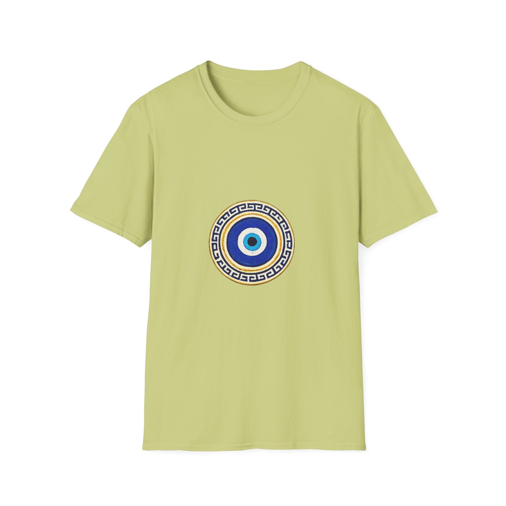 Evil Eye Crescent Lantern T‑Shirt — Protective Nazar Tee with Moon Lantern Design