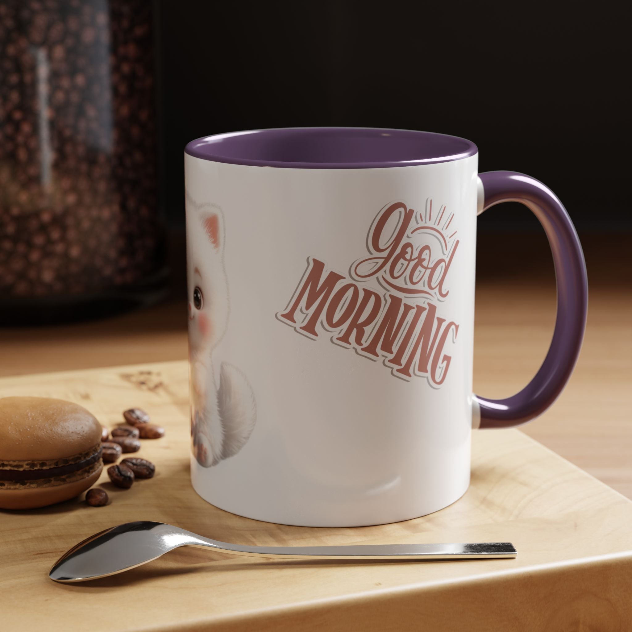 Good Morning Cute Kitten Coffee Mug