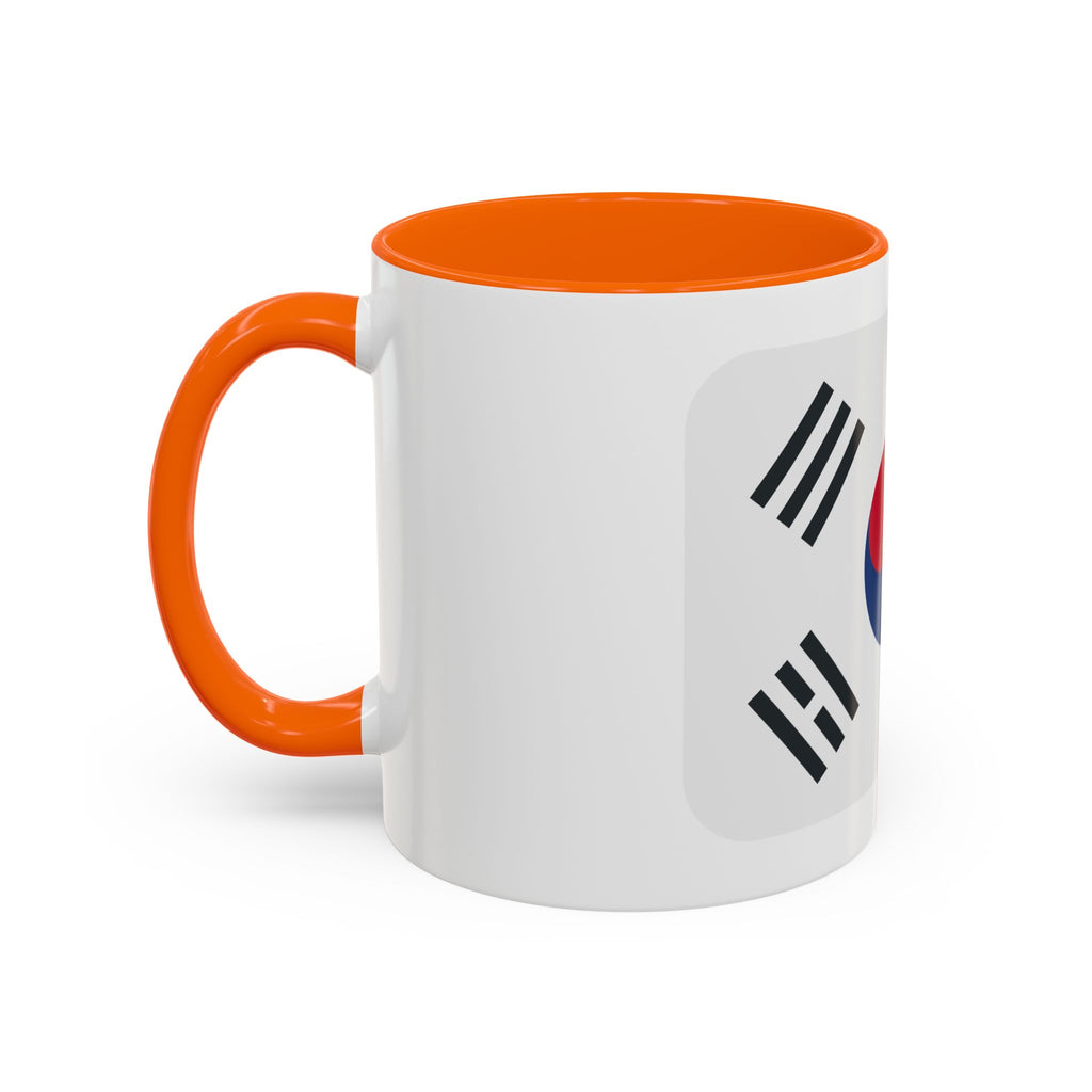 South Korea Accent Coffee Mug (11, 15oz)