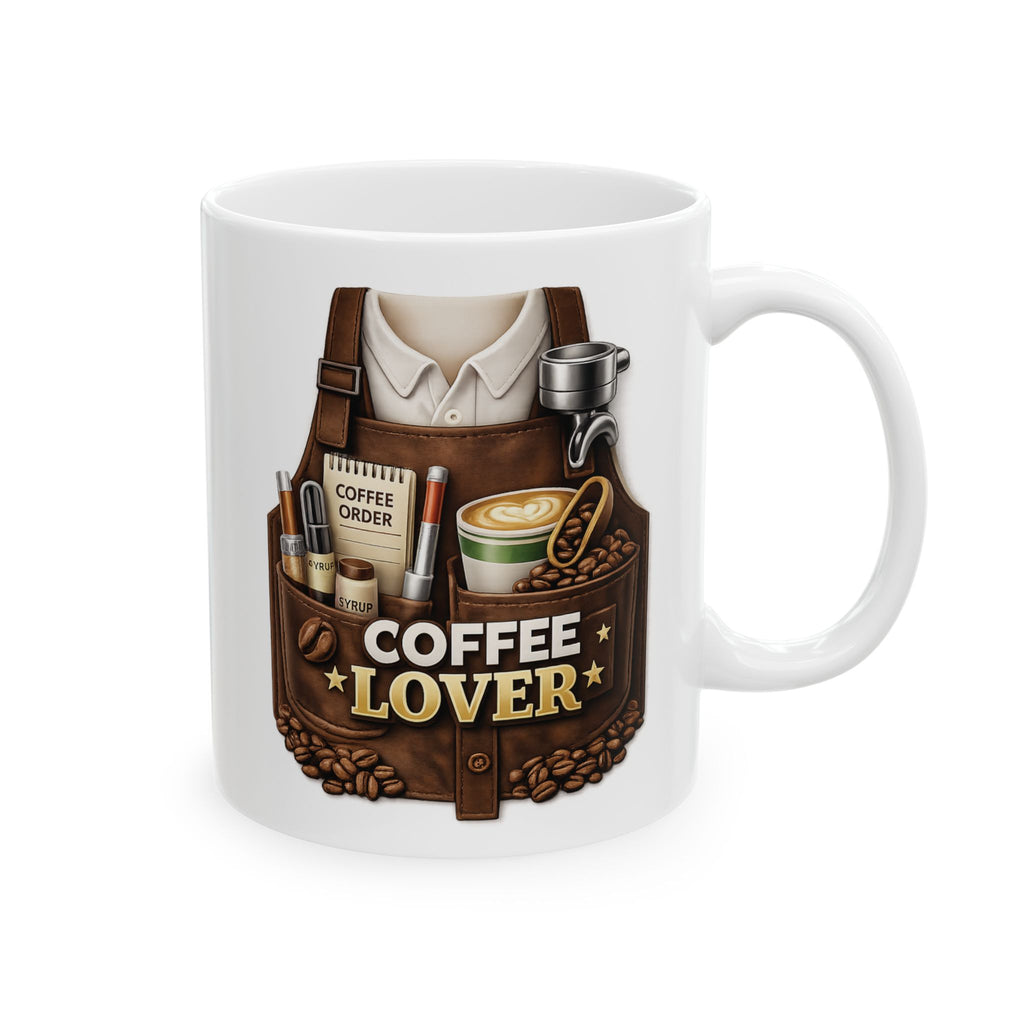 Coffee Lover Mug – 'Coffee Dealer' Vintage Roast Design (11oz & 15oz)
