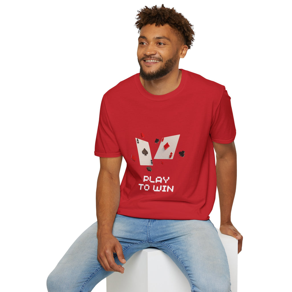 Play to Win T-Shirt — Poker Cards Gaming Tee