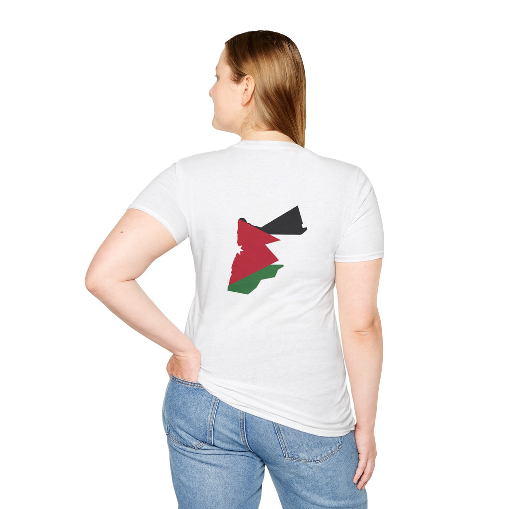 Jordan 2026 Football T-Shirt – Pride of Jordan Map & Flag Tee