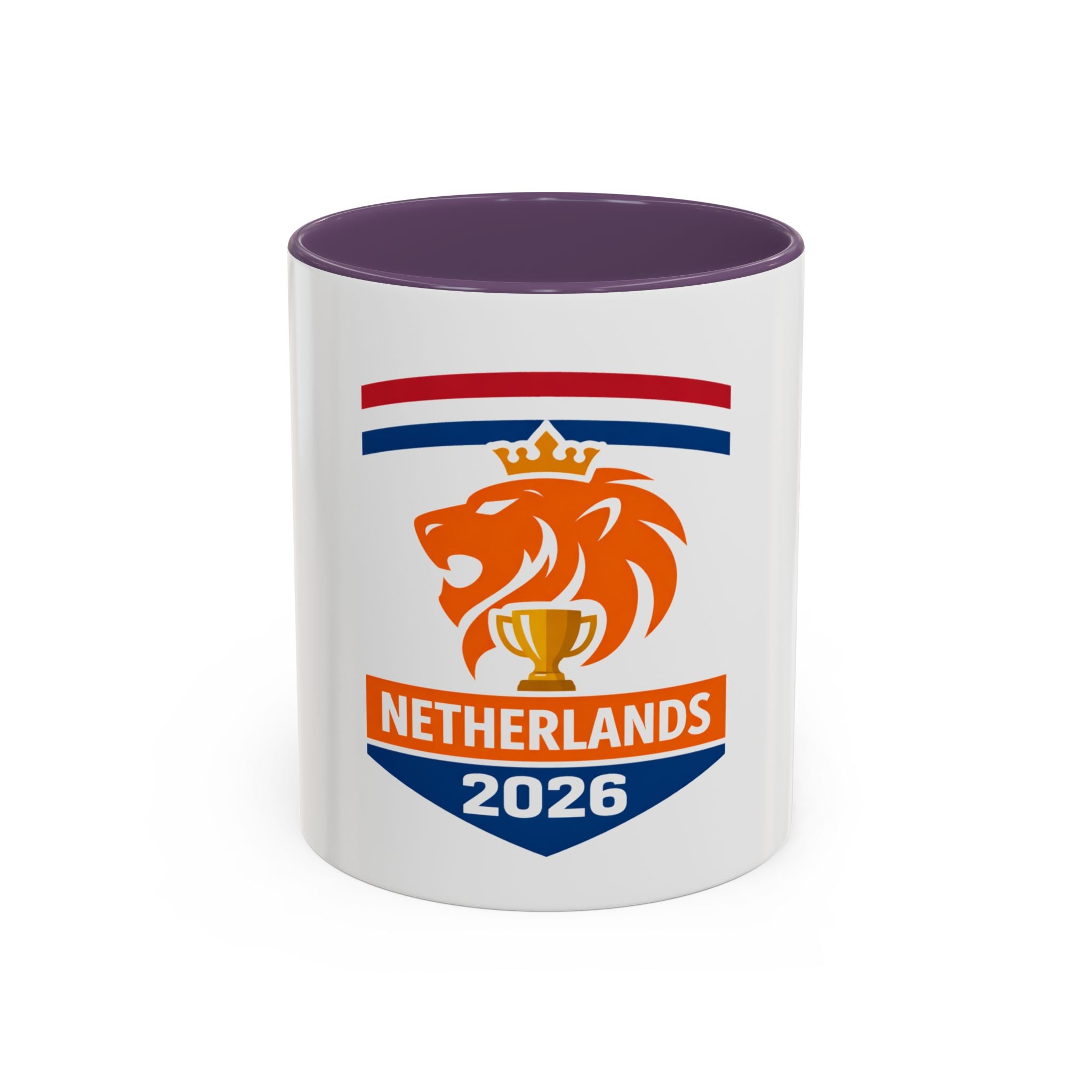 Netherlands 2026 Lion Crest Coffee Mug — Dutch Soccer Fan Gift