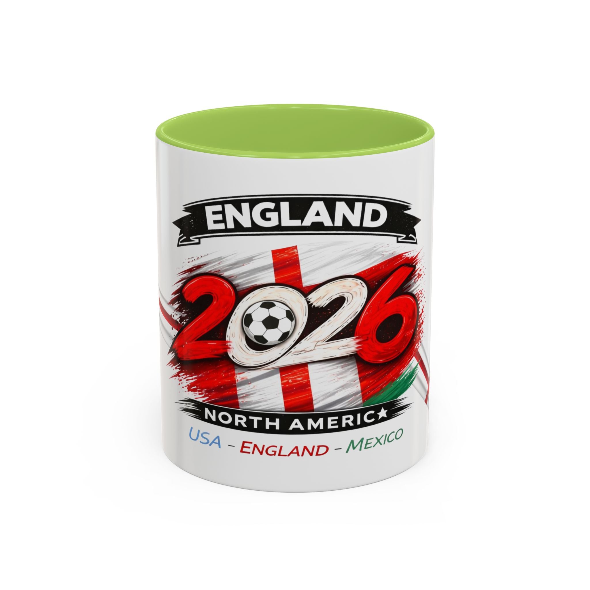 England 2026 Soccer  Cup Mug – North America (USA • England • Mexico)