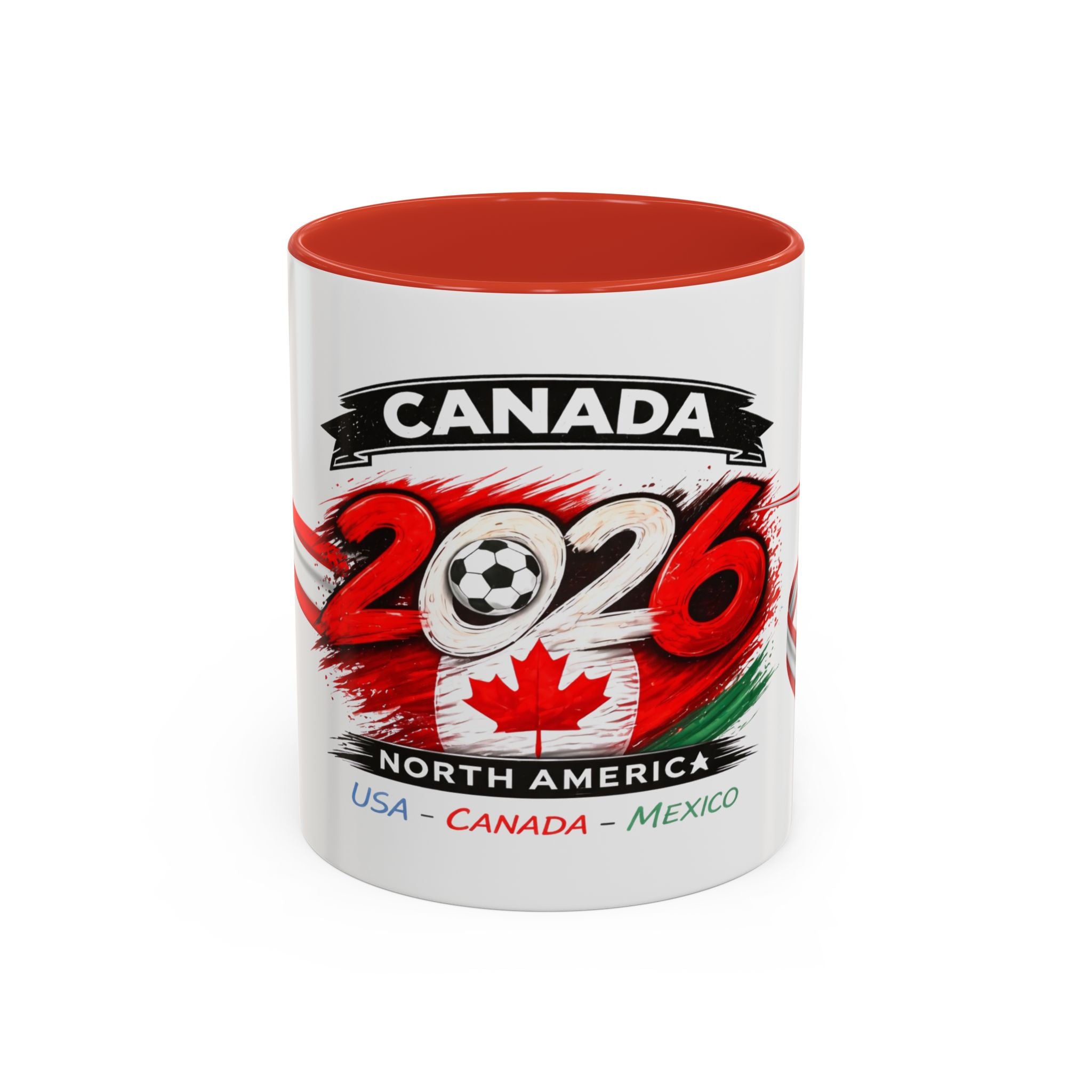 Canada 2026 Soccer Cup Mug — North America USA-Canada-Mexico Cup Coffee Mug