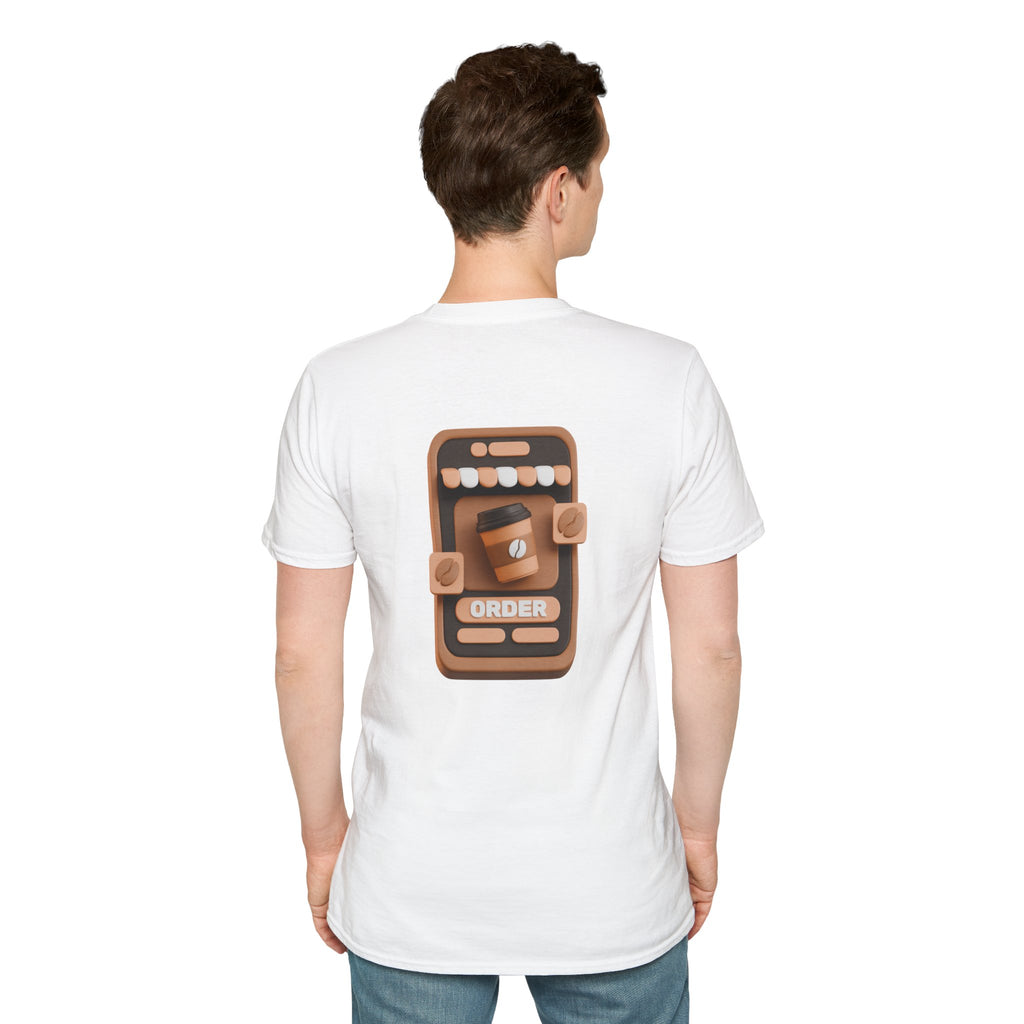 Coffee Lovers T-Shirt — Coffee Beans & Mobile Order Graphic Tee