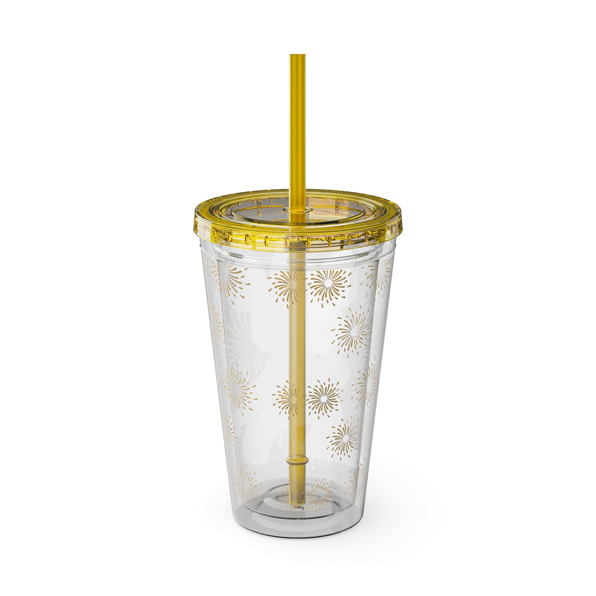 Minnie Mouse Sunsplash 16oz Tumbler with Straw