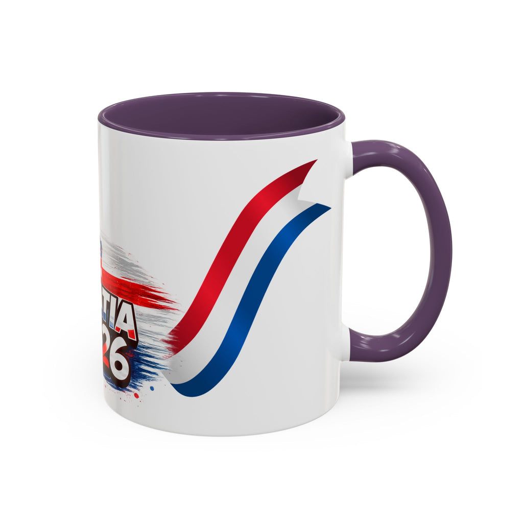 Croatia 2026 Soccer Mug – Croatia Flag Football Fan Coffee Cup (11/15oz)