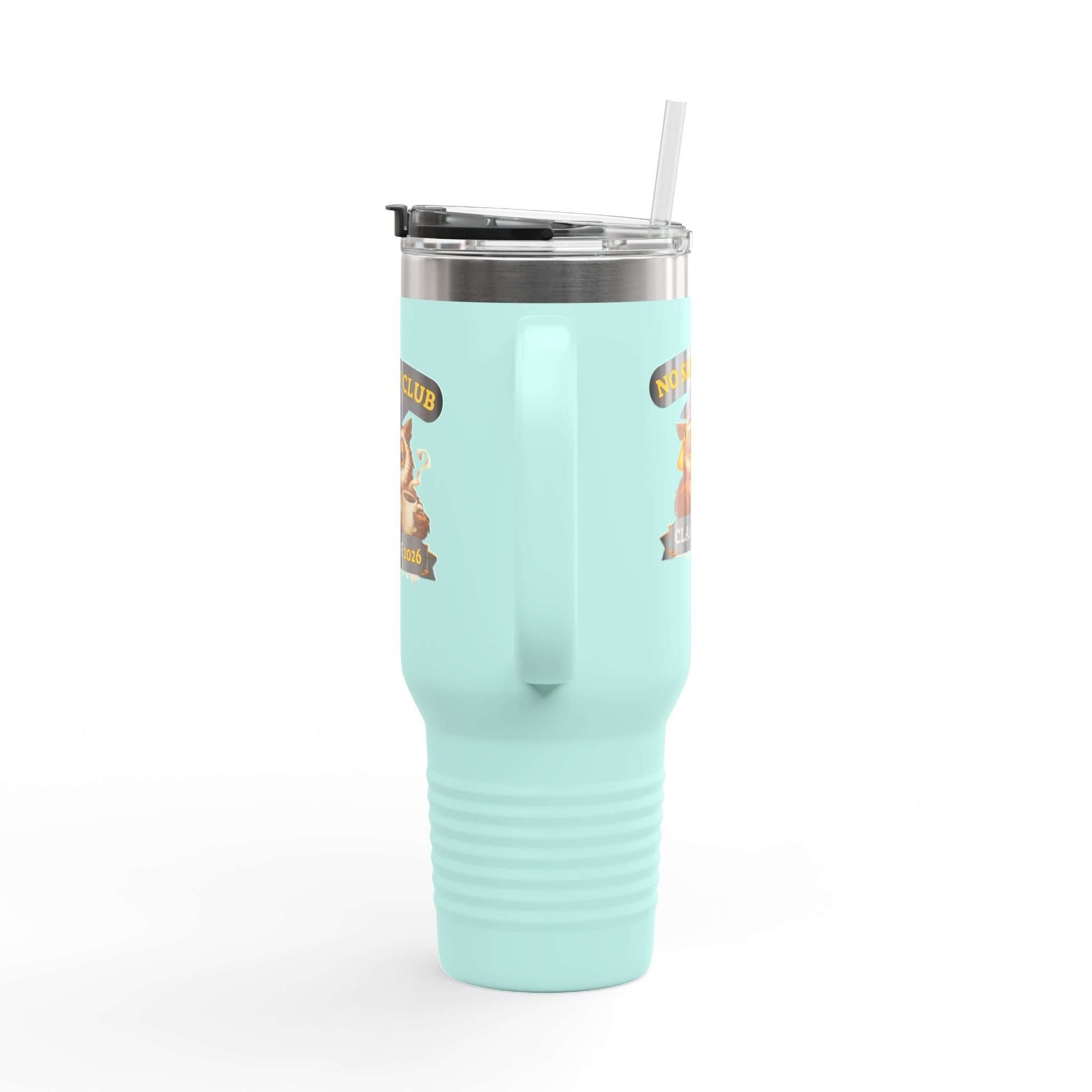 40oz Insulated Travel Mug – "No Sleep Club" Class of 2026 Graduation Tumbler