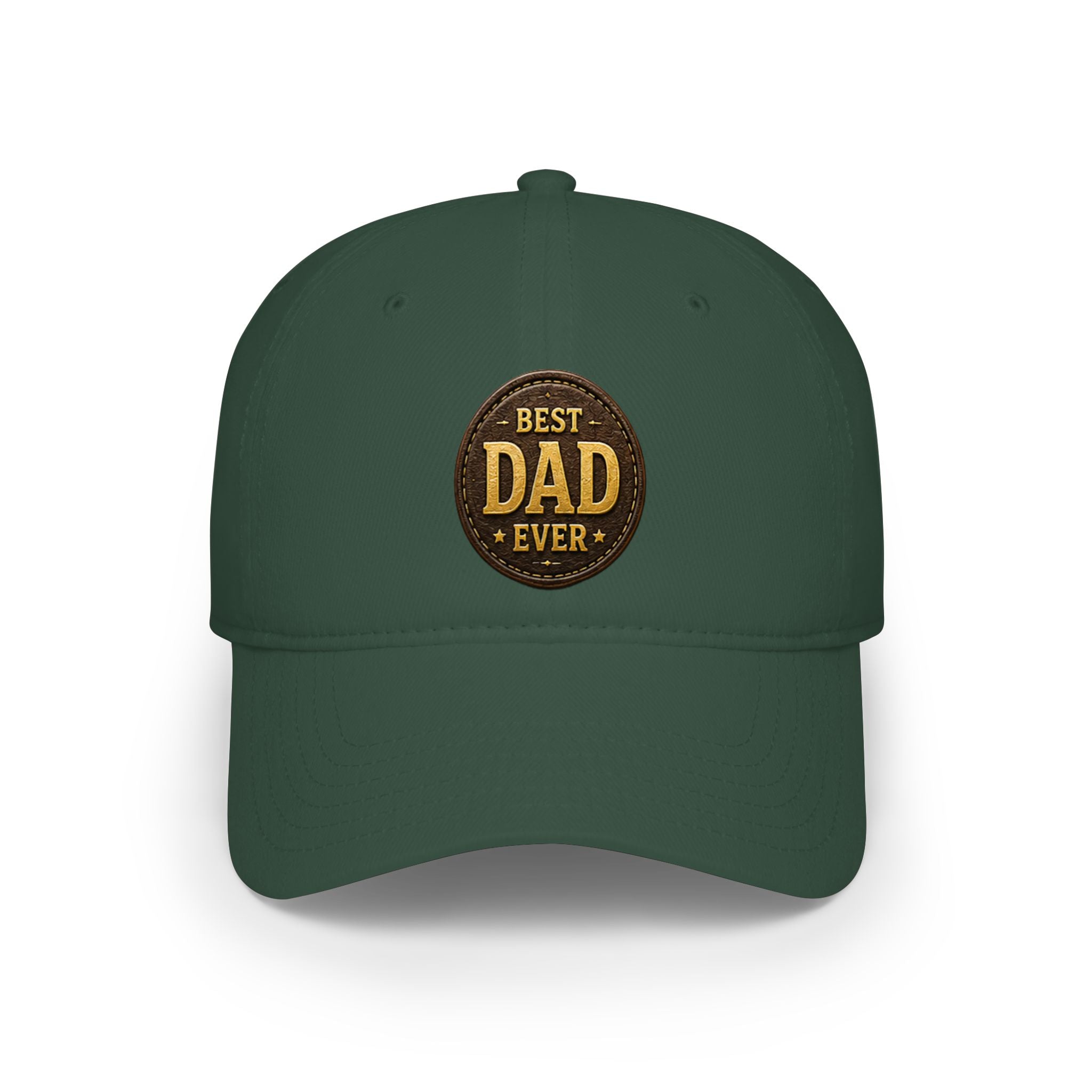Best Dad Ever Baseball Cap - Low Profile Dad Hat for Father’s Day Gift