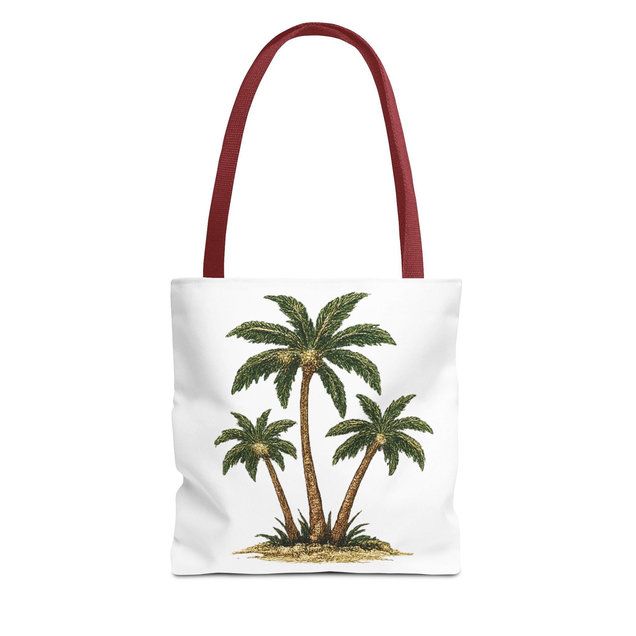 Palm Tree Tote Bag — Tropical Beach Canvas Tote for Summer, Vacation & Everyday Use