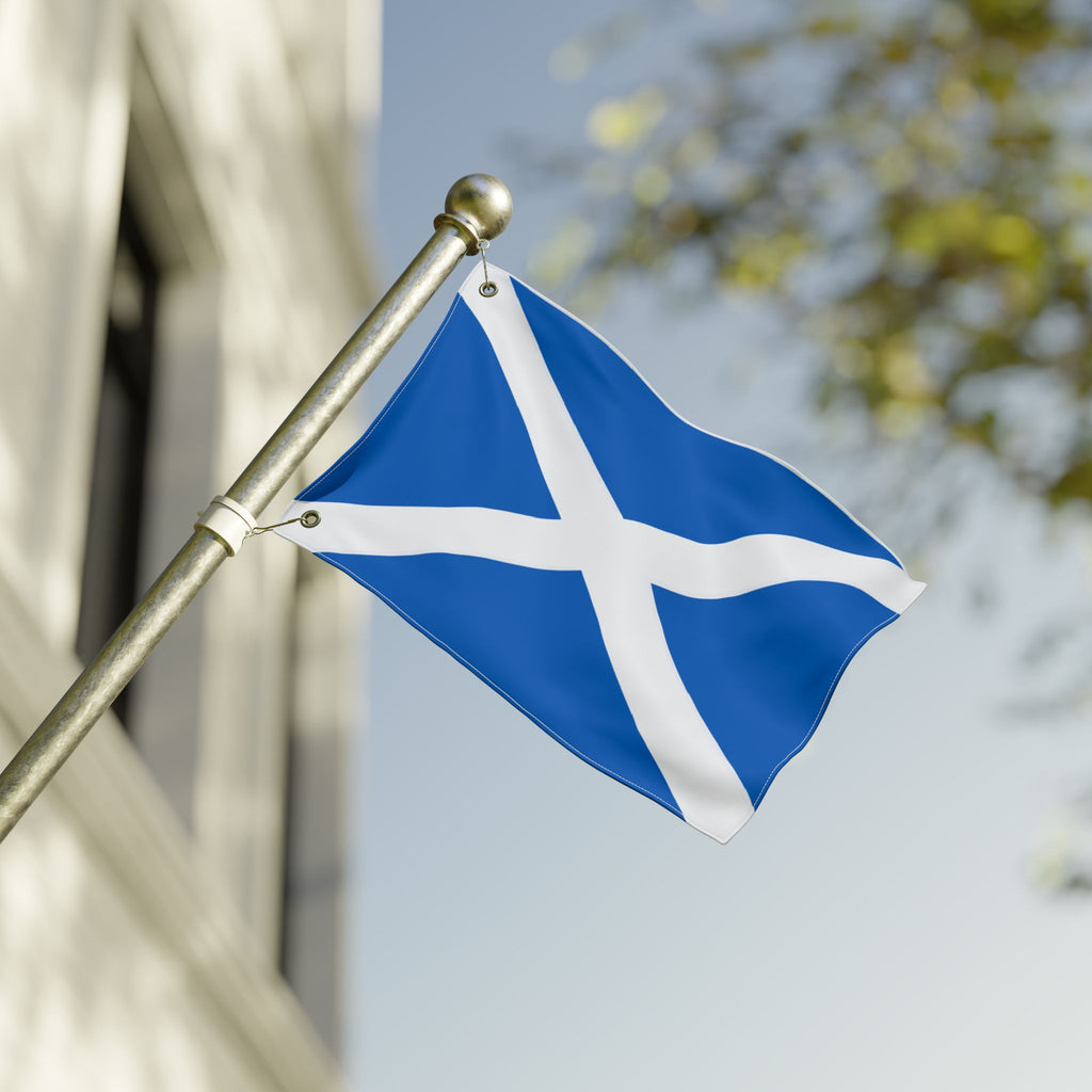 Scottish Saltire Flag — Double-Sided Outdoor Garden Banner