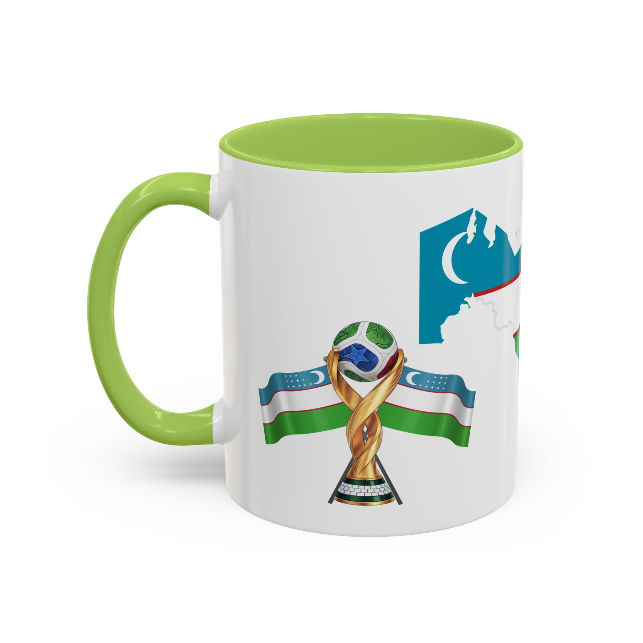 Uzbekistan Accent Coffee Mug (11, 15oz)