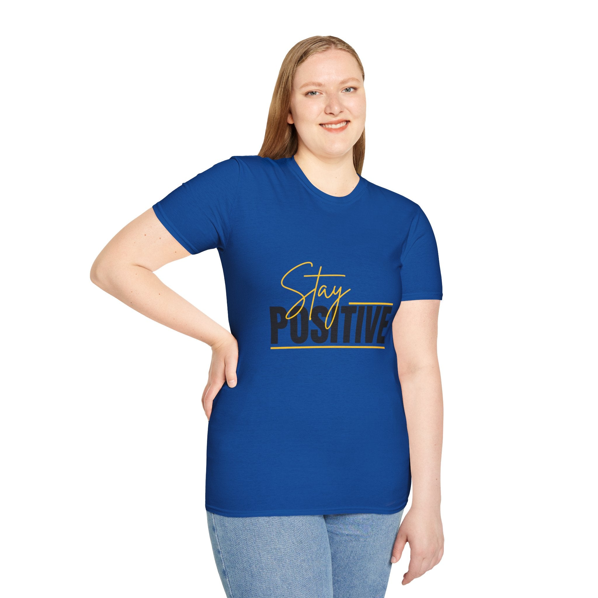 Stay Positive T-Shirt — Inspirational Motivational Graphic Tee