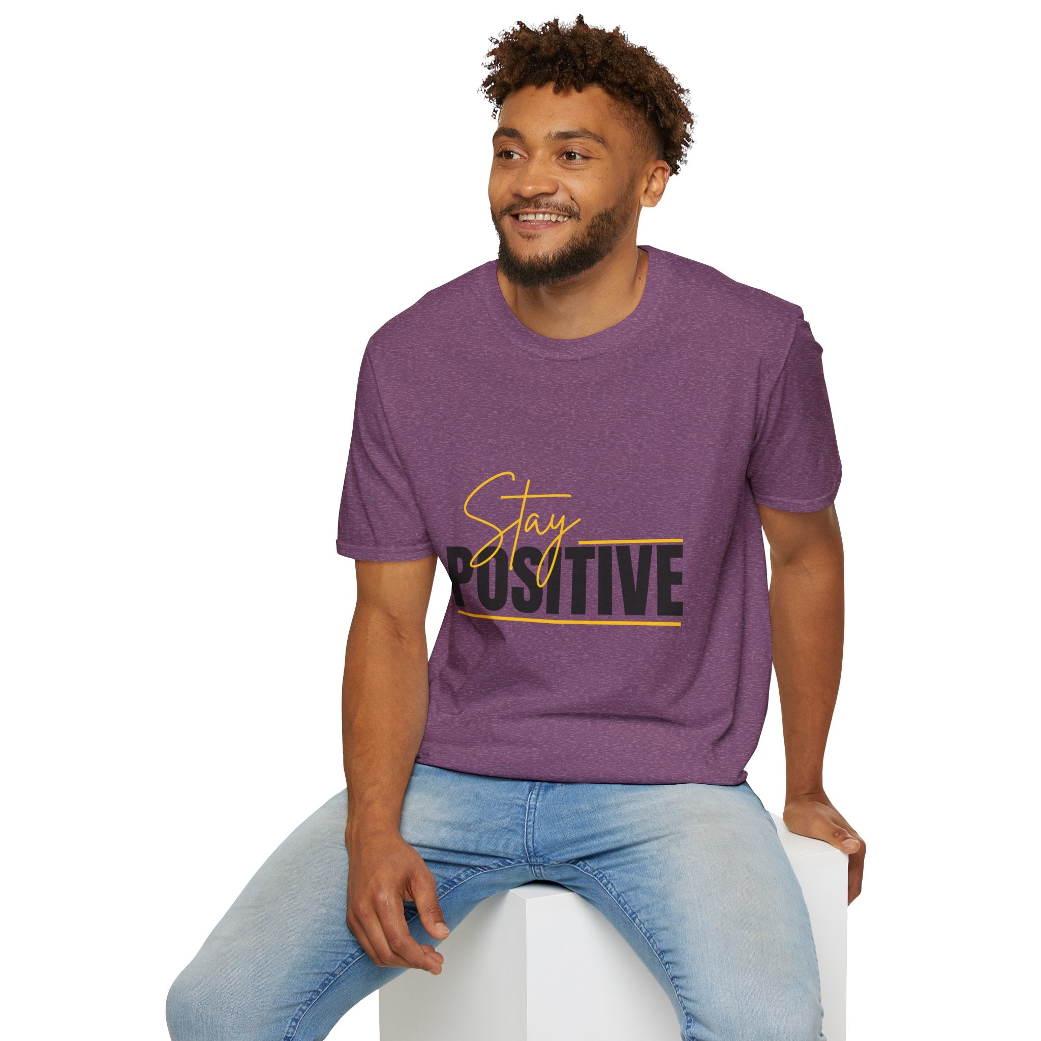 Stay Positive T-Shirt — Inspirational Motivational Graphic Tee