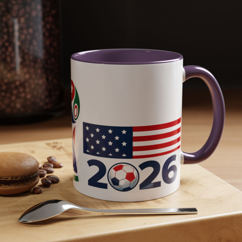 2026 cup USA+Canada Soccer Coffee Mug — 11/15oz Accent
