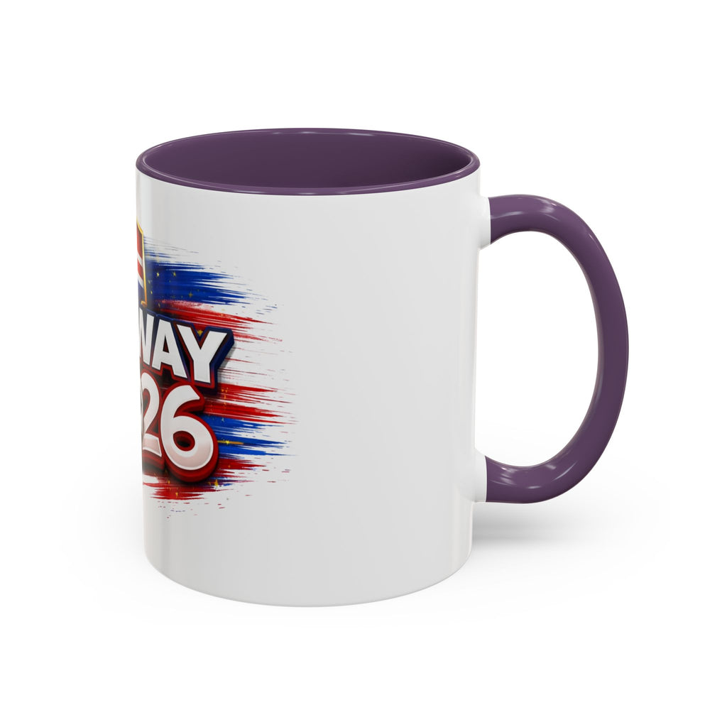 Norway 2026 Soccer Fan Accent Coffee Mug — Cup Supporter Gift