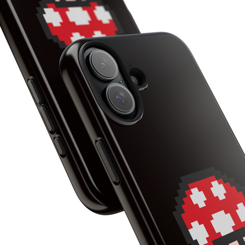 I Play Video Games Pixel Mushroom Phone Case — Tough Protective Gamer Case