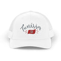 Tunisia Flag Trucker Cap — Embroidered 'Tunisia' Script Snapback