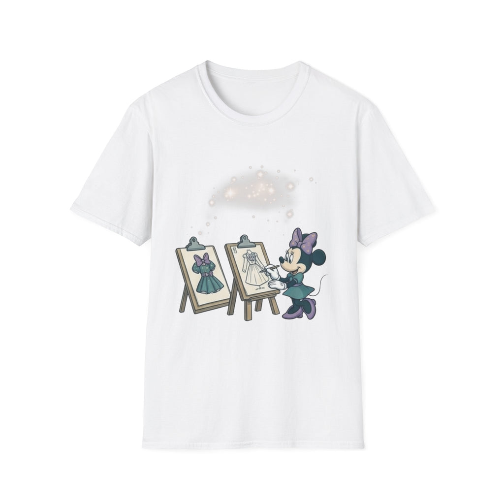 Art Studio Tee — Cute Cartoon Mouse Designing Dresses