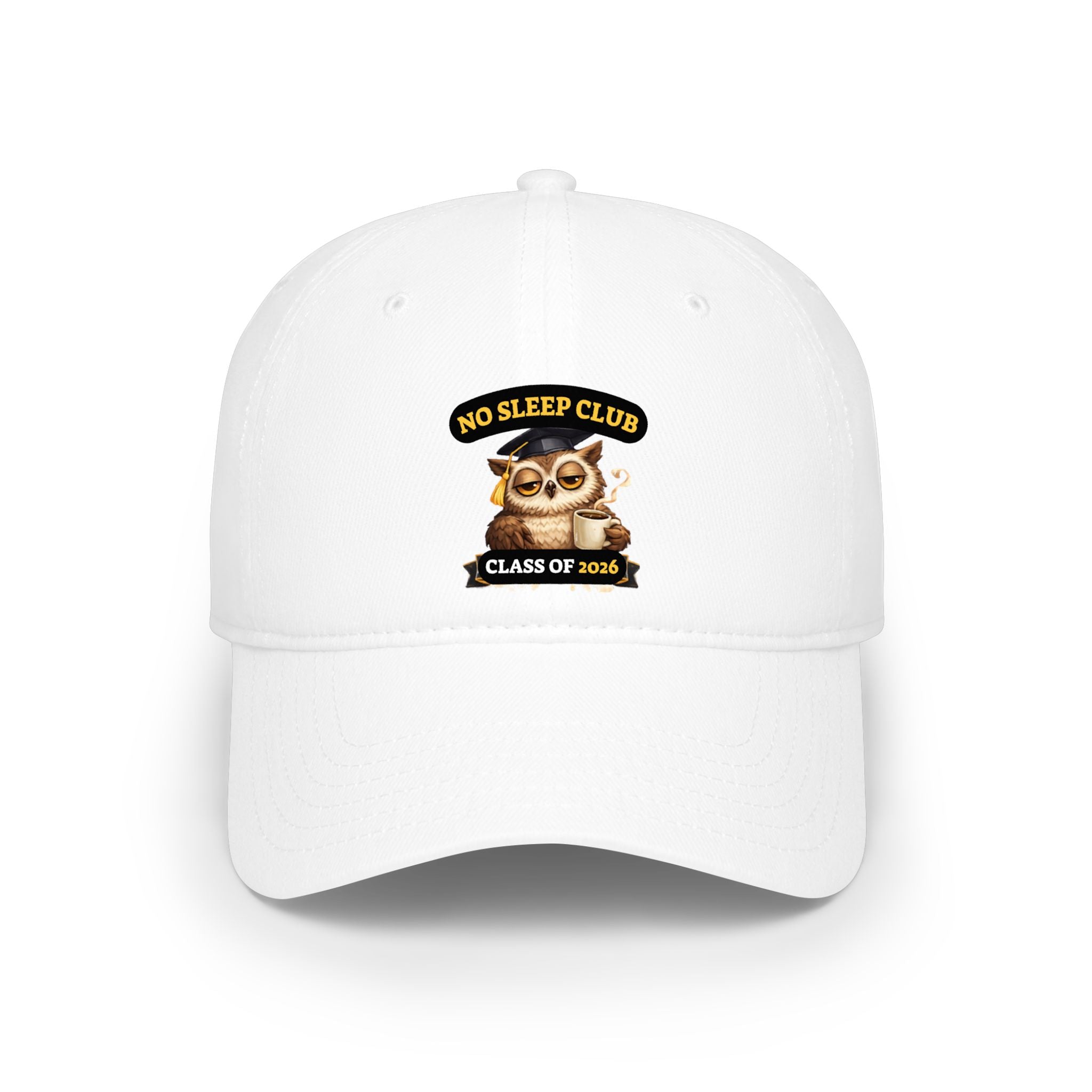 No Sleep Club Class of 2023 Cap — Graduation Owl Baseball Hat