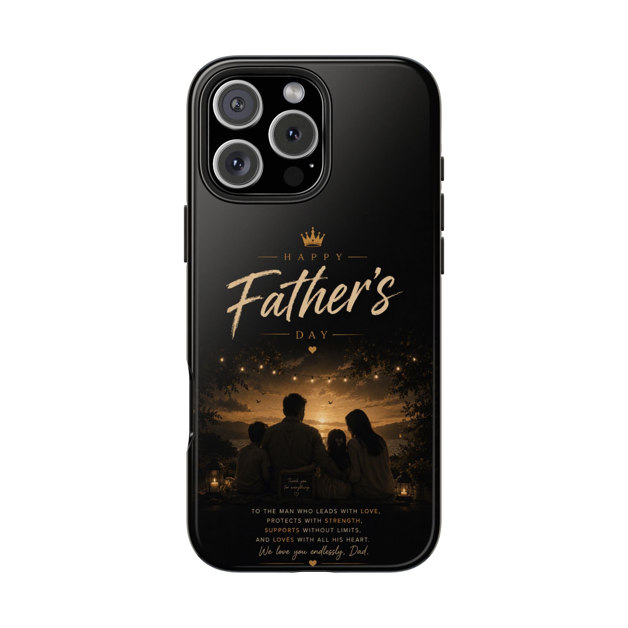 Father’s Day Tough Phone Case — Personalized Sentimental Nightscape Design