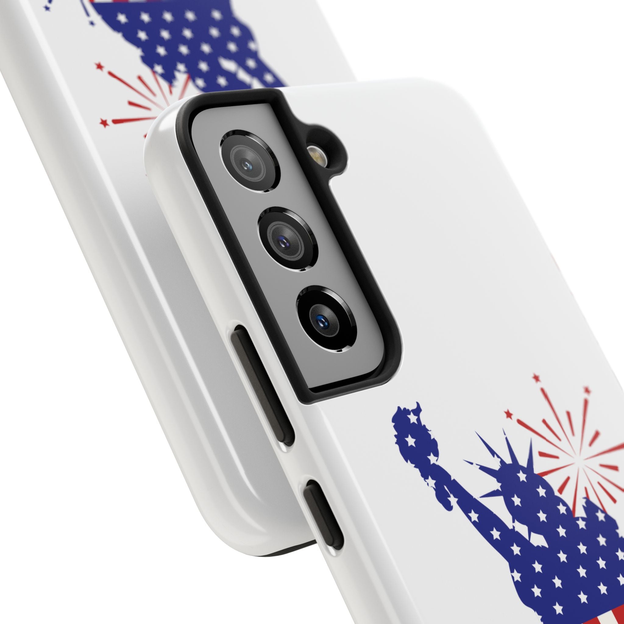 4th of July Tough Phone Case — Statue of Liberty USA Flag Design