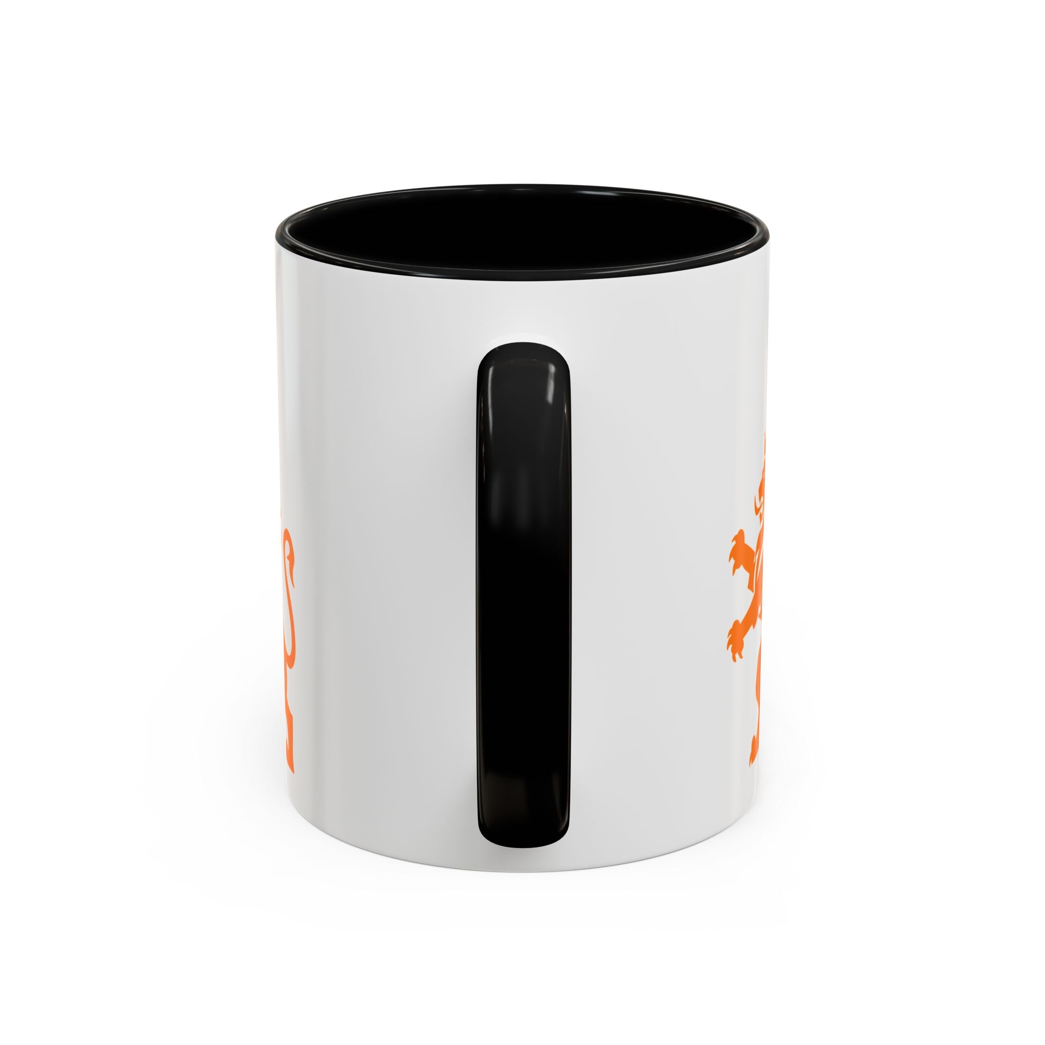 Netherlands 2026 Soccer Fan Coffee Mug — Orange Lion Accent Mug