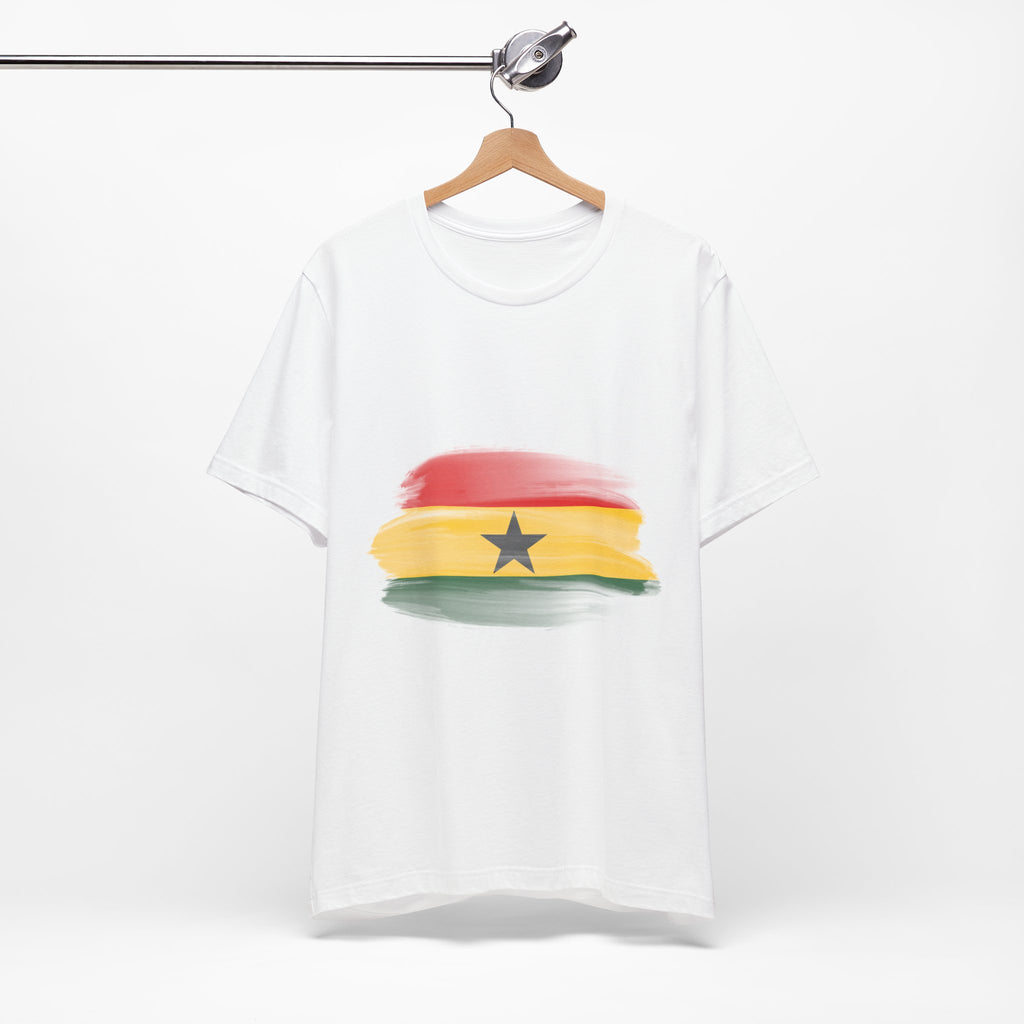 Ghana Flag Soccer T-Shirt — Retro Ghana Football Tee
