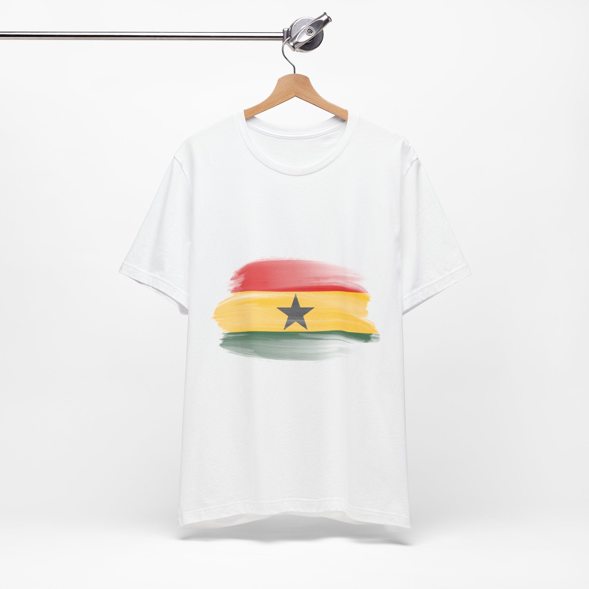 Ghana Flag Soccer T-Shirt — Retro Ghana Football Tee