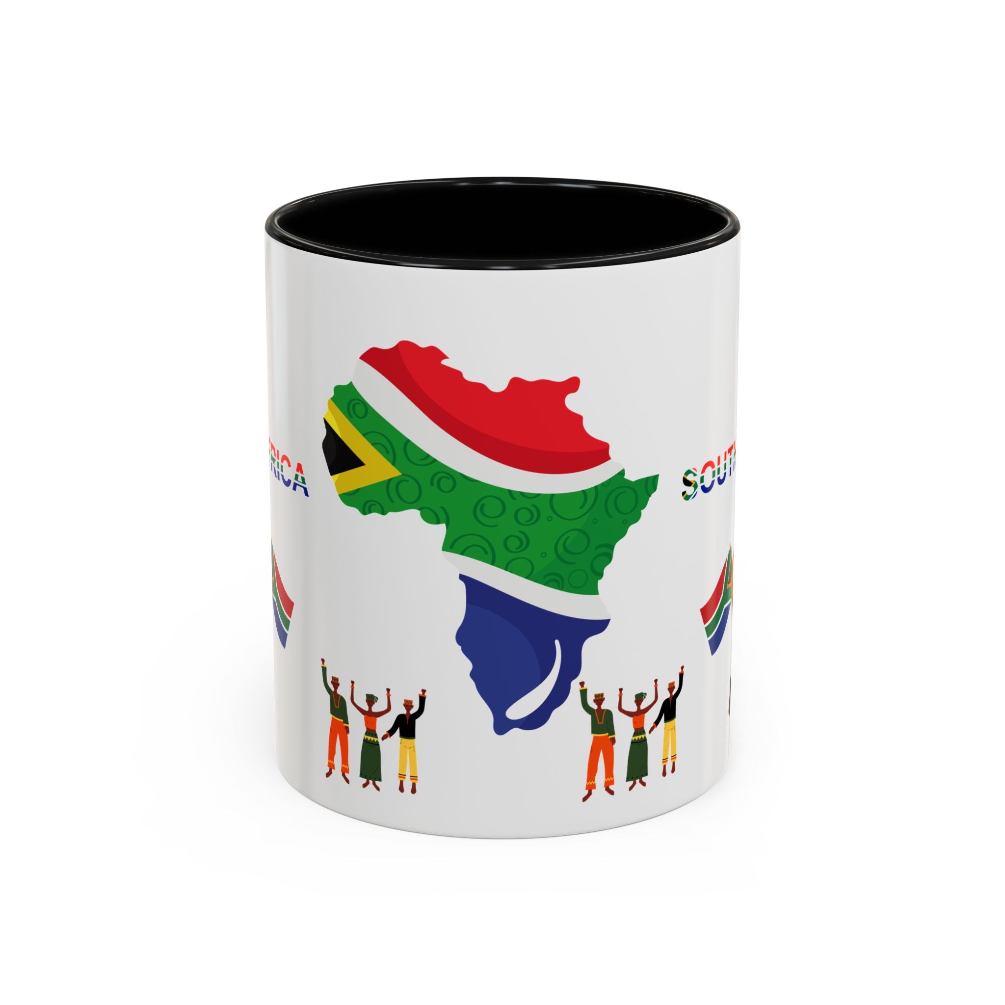 South Africa Coffee Mug — Map, Flag & Trophy Design (11/15oz)