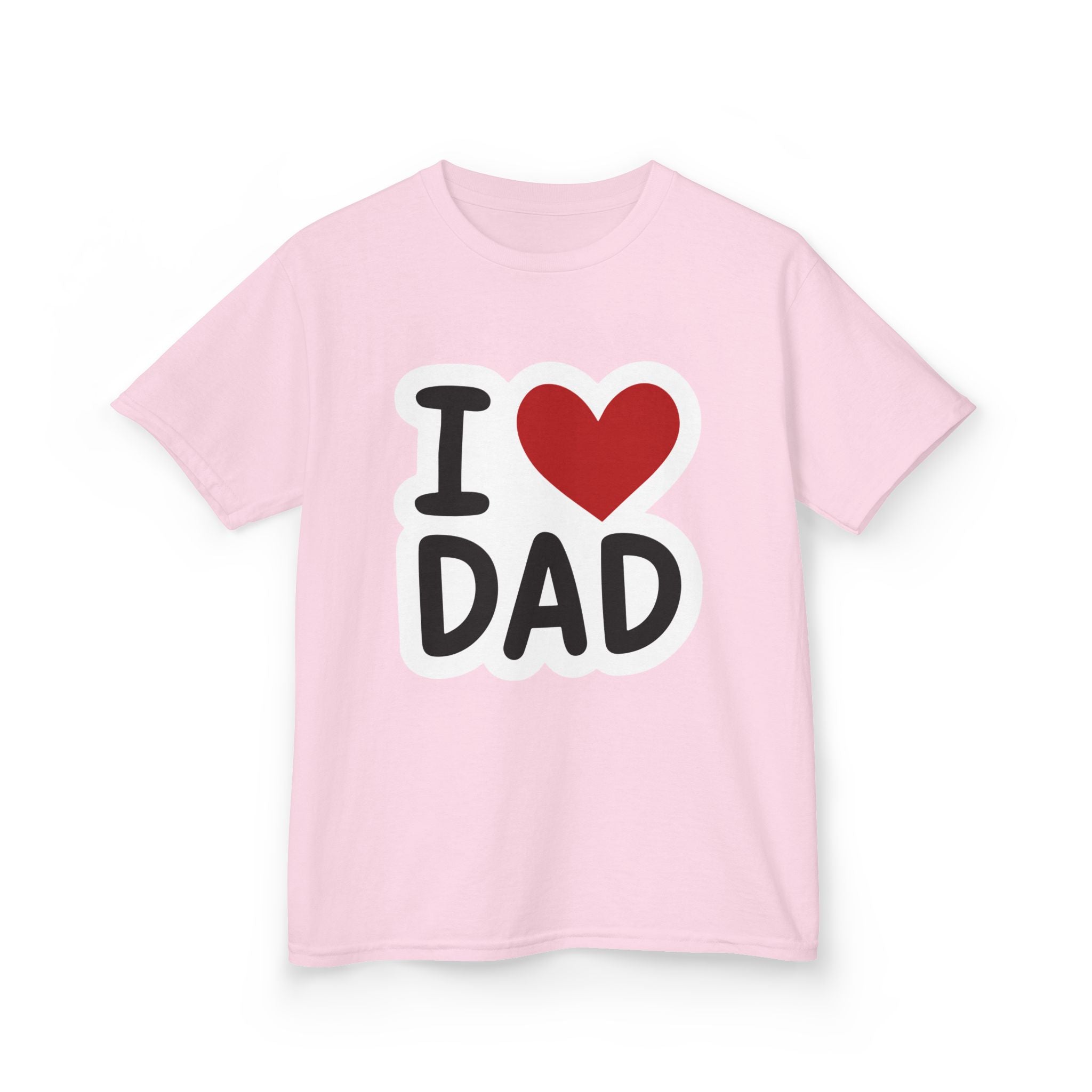 I Love Dad Kids T‑Shirt — Cute Father’s Day Tee for Kids