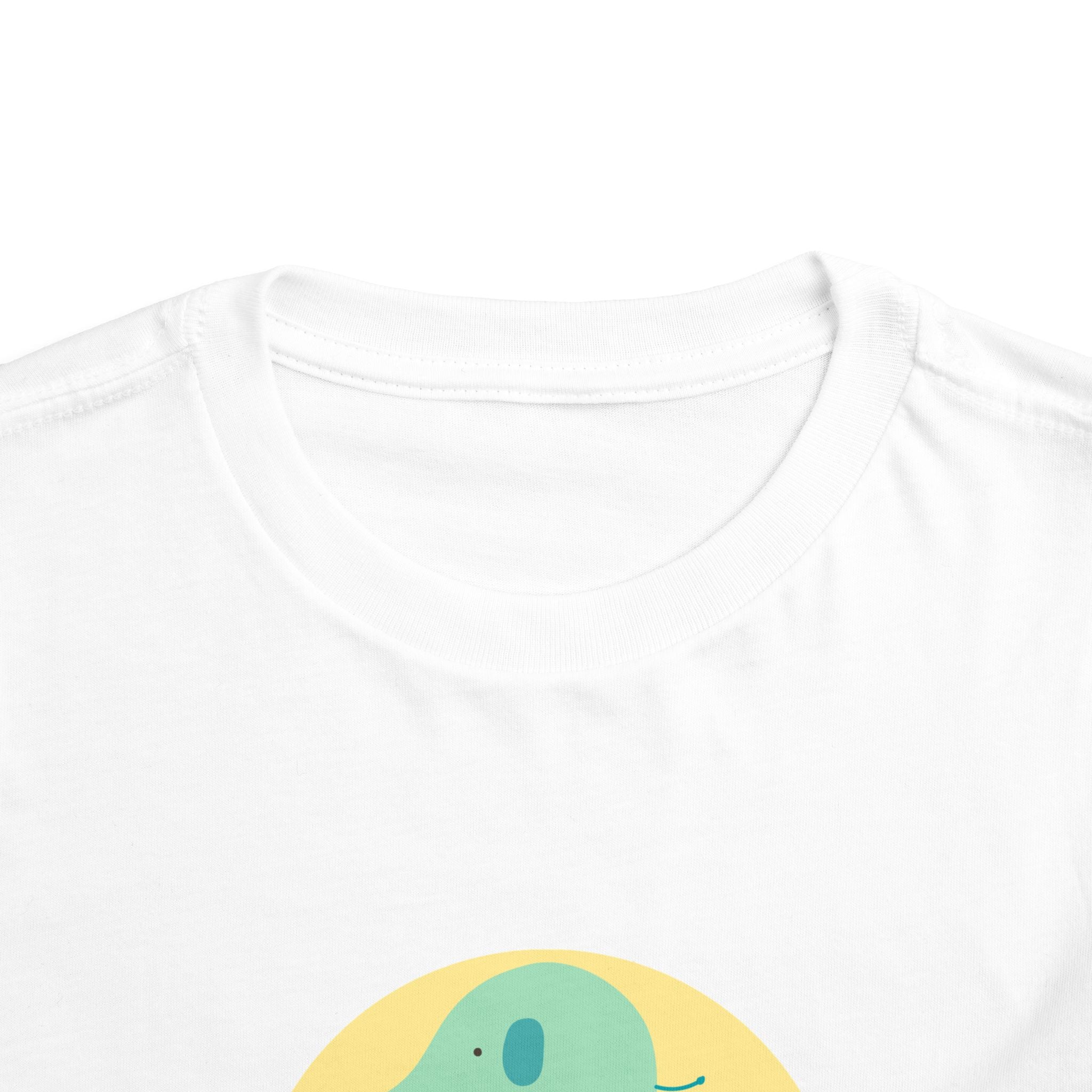 Toddler Tee — Colorful Stacked Elephants "Let's Play" Graphic