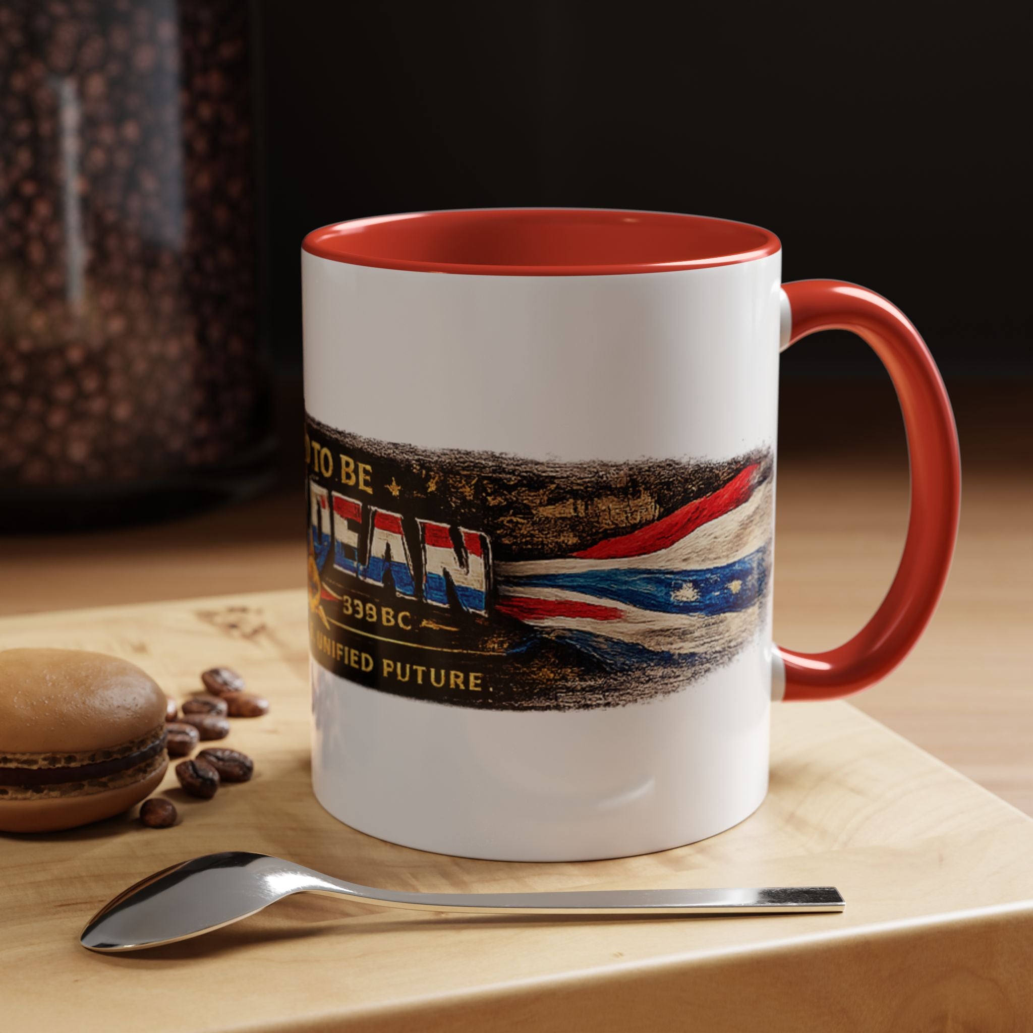 Proud to Be Chaycean Accent Coffee Mug — Island Roots Flag Design (11oz)
