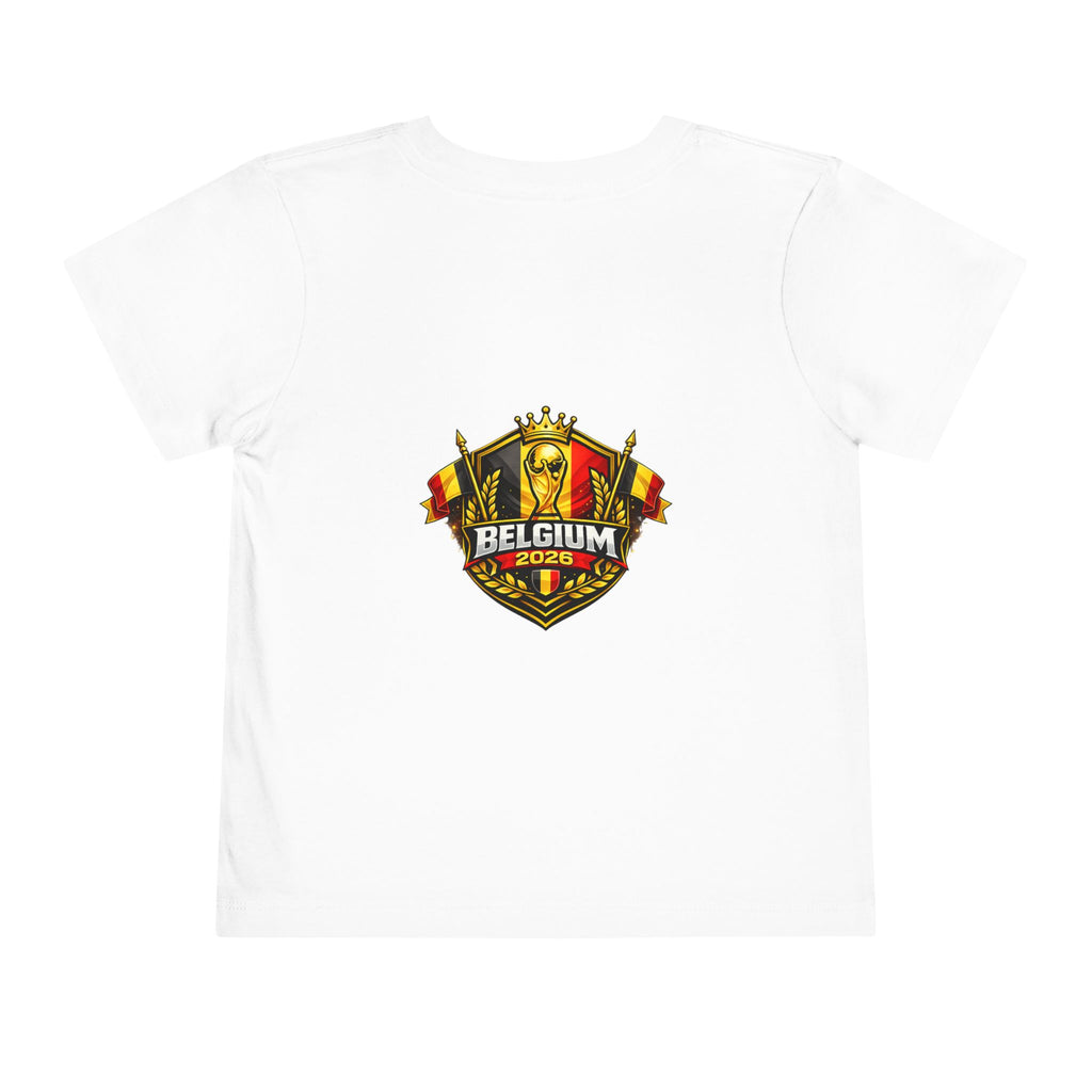 Belgium Flag Toddler Tee — Kid’s National Soccer Pride Shirt