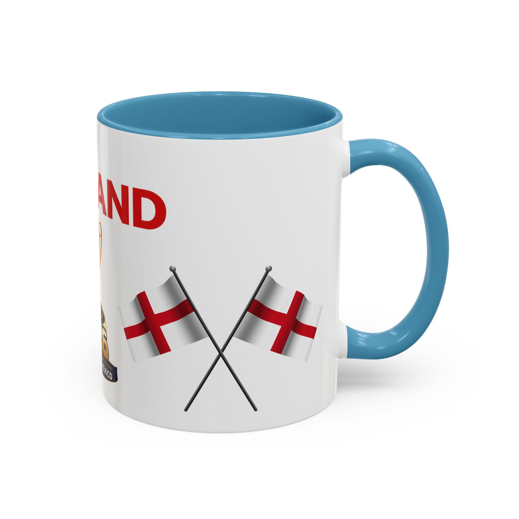 England 2026 Soccer Trophy Accent Coffee Mug — Cup Fan Gift (11/15oz)