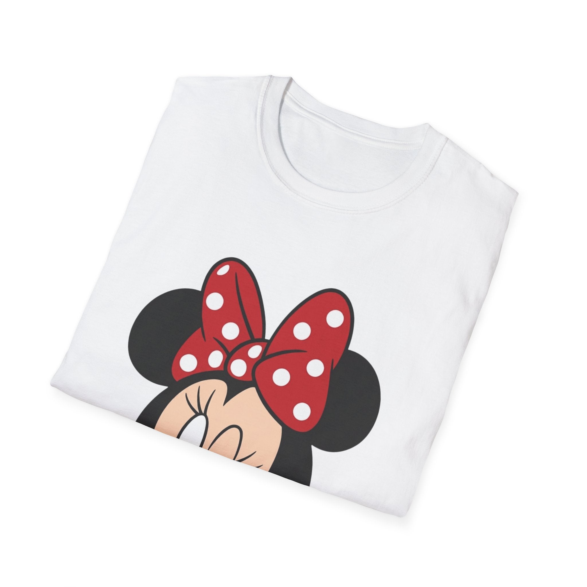 Minnie Mouse Winking Tee - Cute Retro Cartoon Graphic T-Shirt