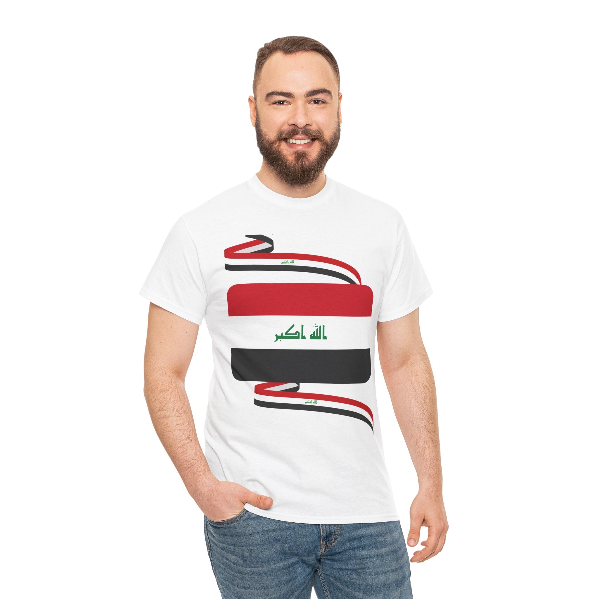 Iraq Flag T-Shirt – Iraqi Pride Short Sleeve Tee