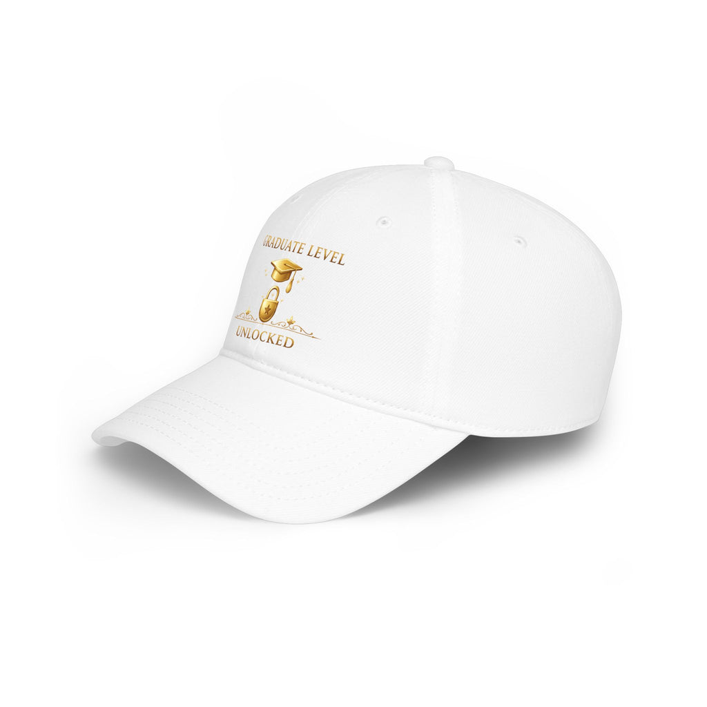Graduate Level Unlocked Cap — Graduation Baseball Hat
