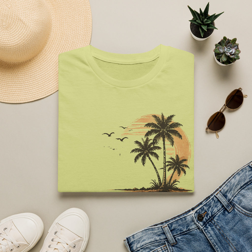 Sunset Palm Beach Uni Sex T-Shirt